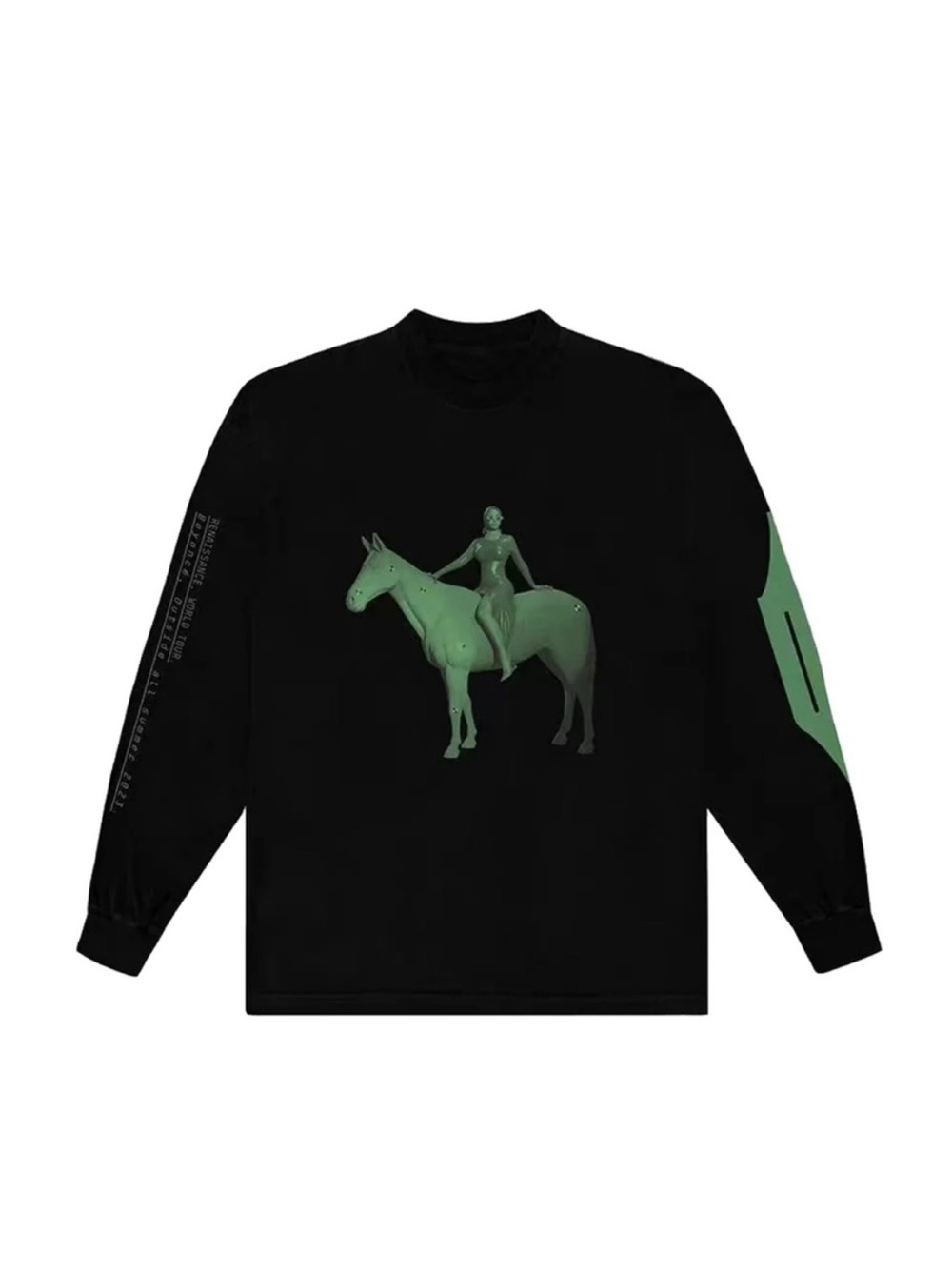 Beyonce Renaissance World Tour Long Sleeve Green Horse Shirt